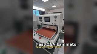 View 500W High Fit Efficiency OCA Vacuum Laminator for Mobile Phone Screen Press Demo
